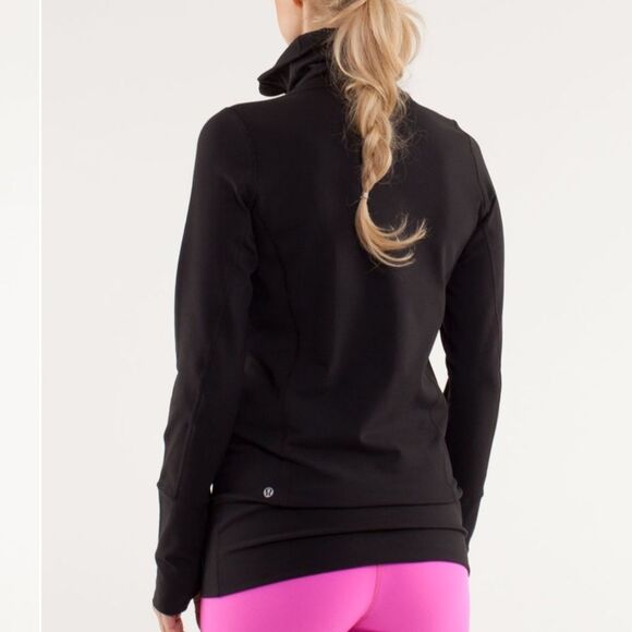 Lululemon In Stride Jacket Black Full Zip Long Sleeve Womens 8 - Picture 10 of 10